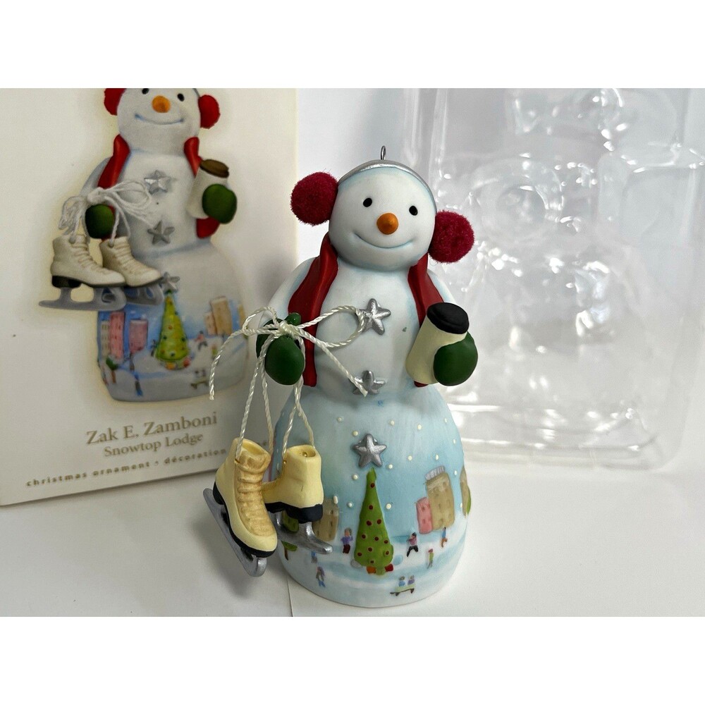Hallmark Keepsake 2009 Zak E. Zamboni Snowtop Lodge #5 Christmas Ornament NOS